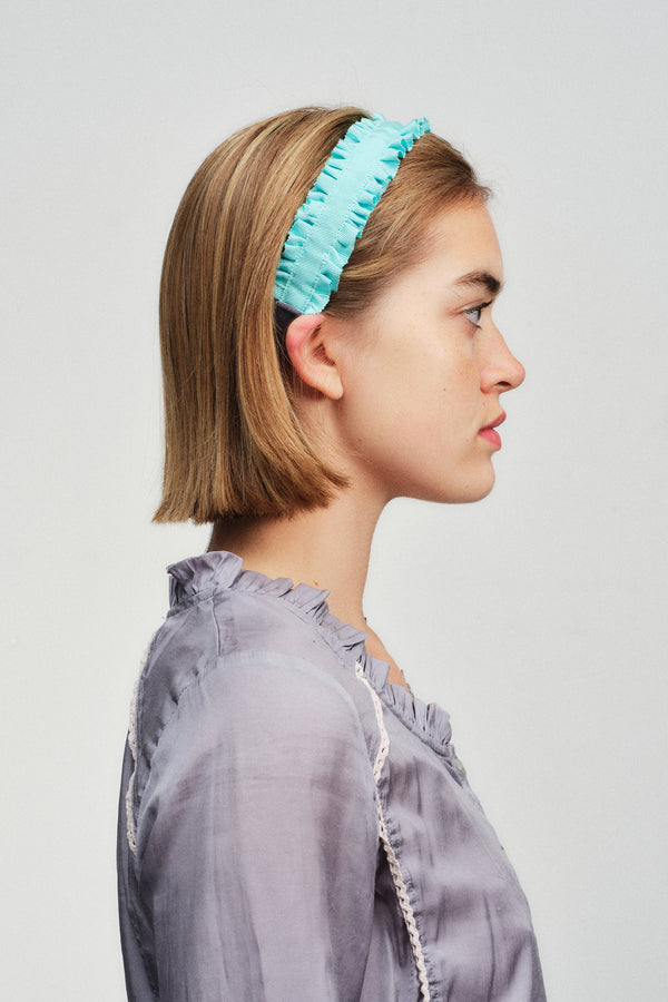 Cute Girl Alice Band Aqua Blue