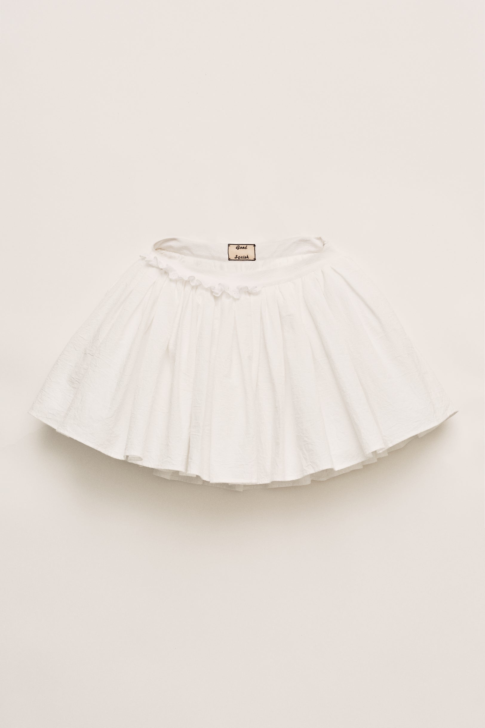 The Queen Skirt In White
