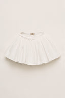 The Queen Skirt In White