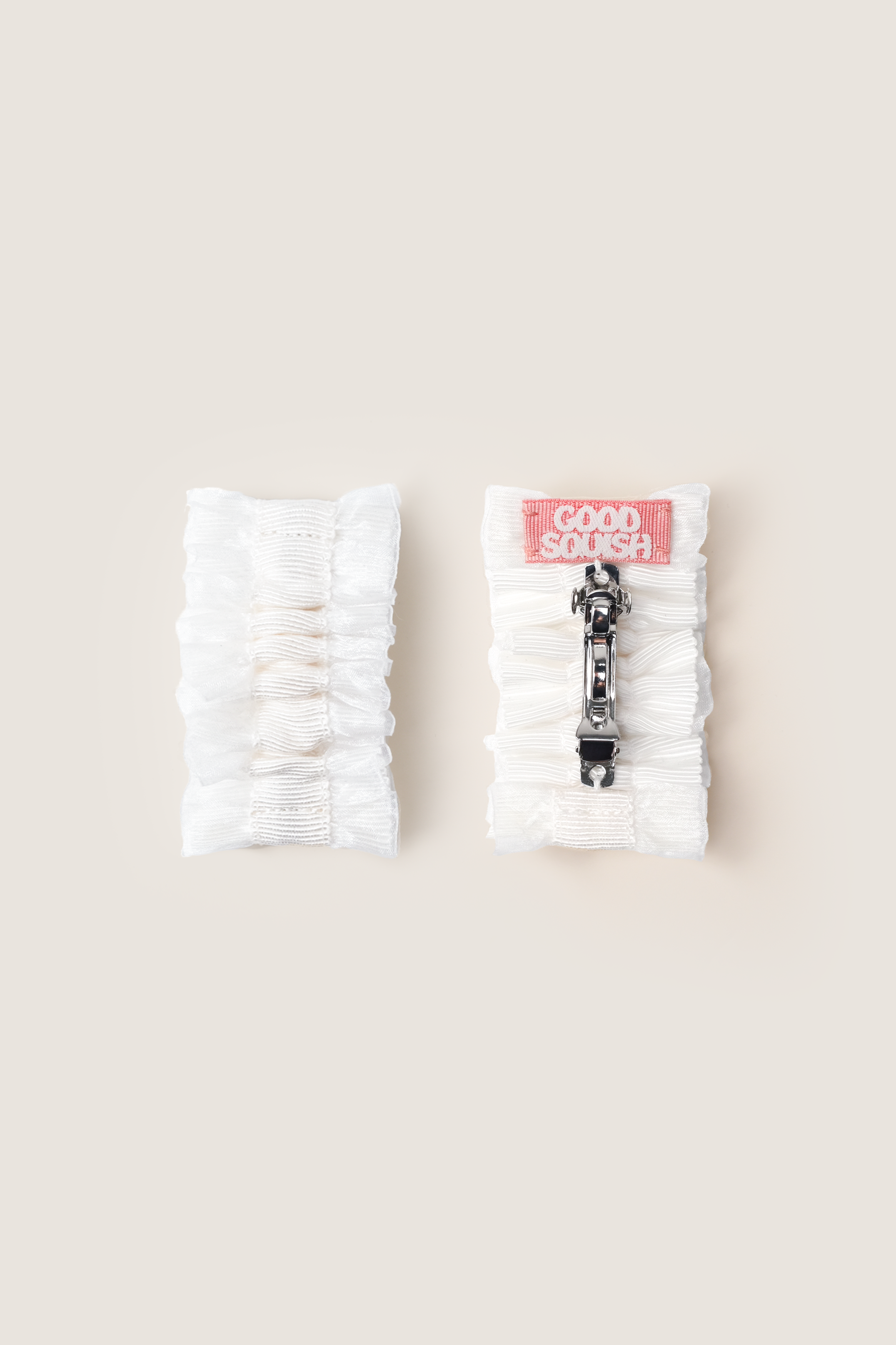 Baby Knock Knock Clip White