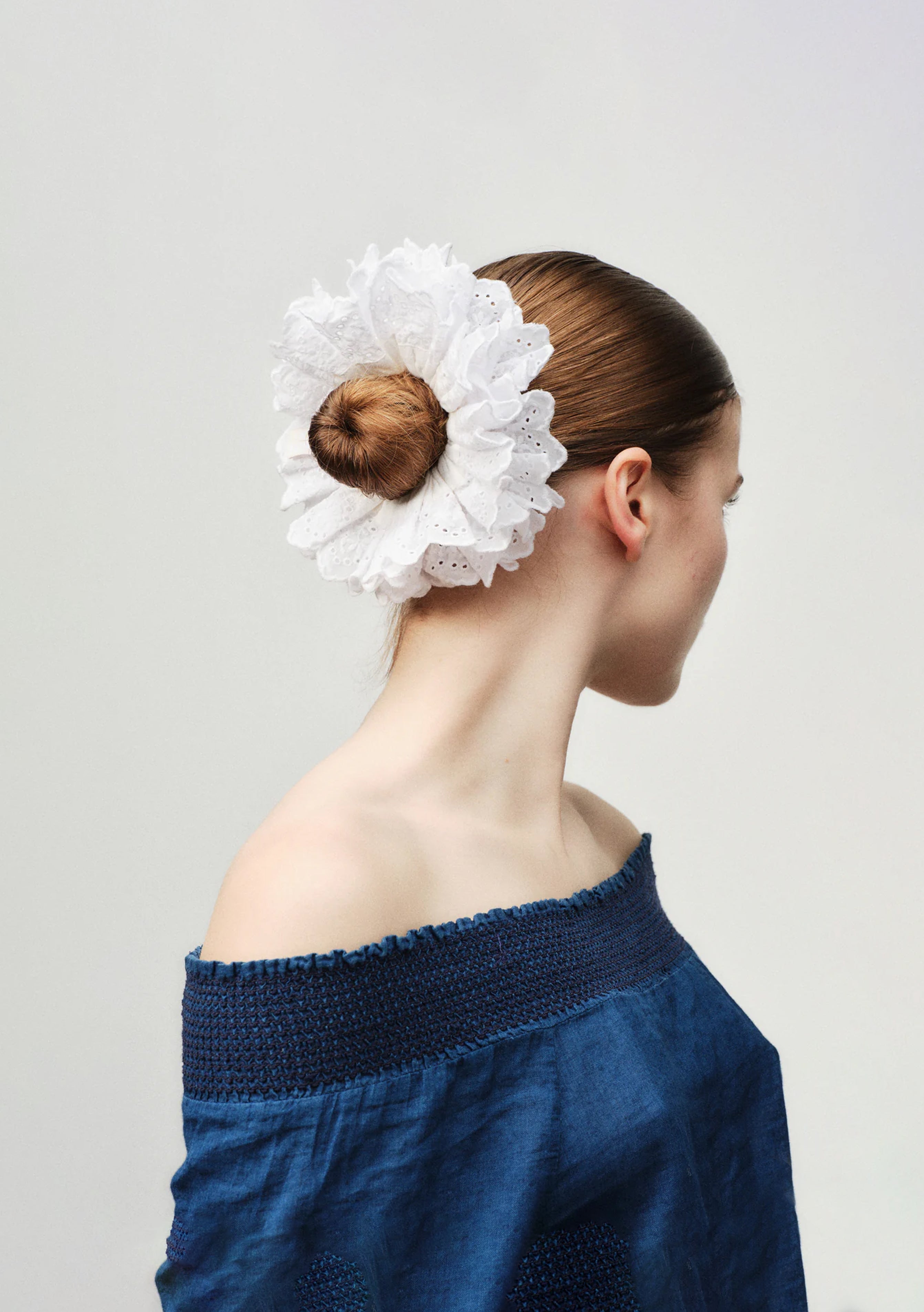 【新品】GOOD SQUISH BADLANDS BROWN SILK Badlands Blue Silk | Handmade Hair Accessories from London