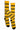 Ilana Blumberg X Good Squish Bestie Socks: Yellow/Black