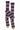 Ilana Blumberg X Good Squish Bestie Socks: Purple/Gold