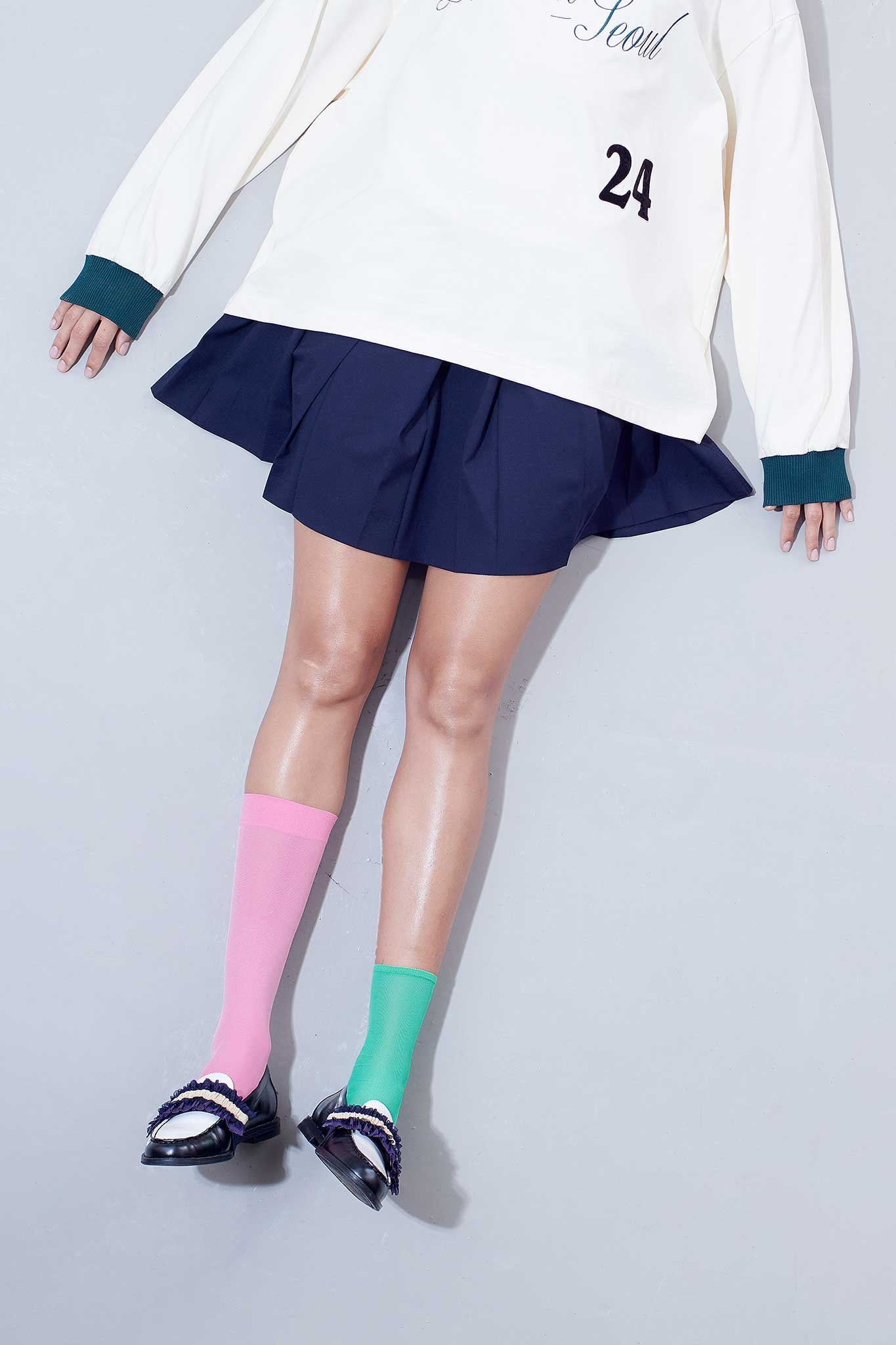 GS X MGSWD: Navy Shoe Strap
