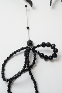 Elegant Alice Band with Bead Attachment Black