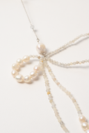 Elegant Alice Band with Bead Attachment White