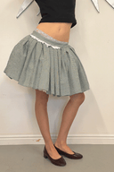 One-of-ones: Green Checkered Queen Skirt