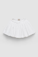 The Queen Skirt In White