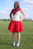 The Queen Skirt: Raspberry Panna Cotta